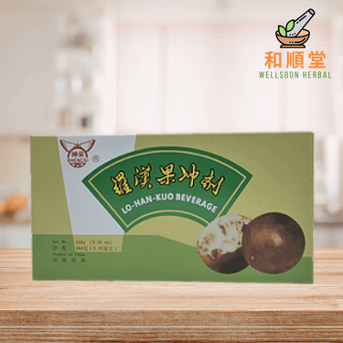 Luo Han Kuo monk fruit beverage 罗汉果冲剂 168g pack of cubes