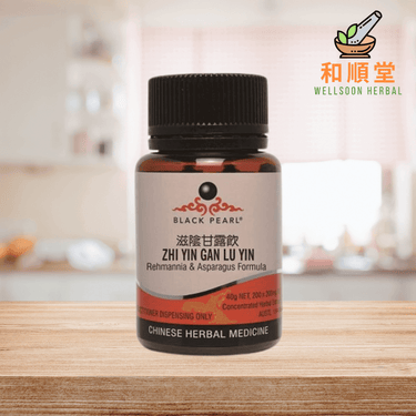 Black Pearl Zhi Yin Gan Lu Yin Rehmannia & Asparagus Formula 滋陰甘露飲 - Wellsoon Herbal