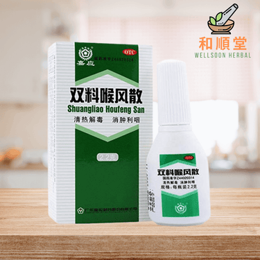 Shuangliao Houfeng San Breath Freshener 双料喉风散l - Wellsoon Herbal