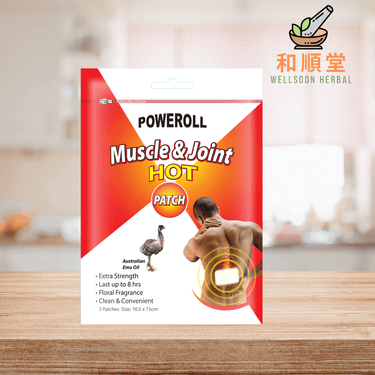 Poweroll muscle and joint hot patch pack
