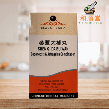 Black Pearl Codonopsis & Astragulus Combination (Shen Qi Da Bu Wan) 參芪大補丸 - Wellsoon Herbal