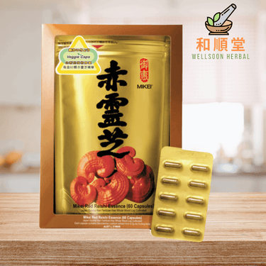 Mikei Red Reishi Essence 日本御惠赤靈芝 60 capsules - Wellsoon Herbal