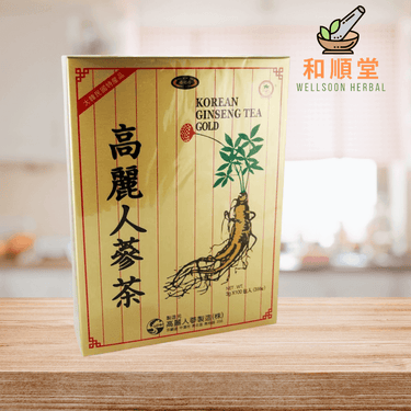 Korean Ginseng Tea Gold Label 高丽人参茶 (100tea bags) - Wellsoon Herbal